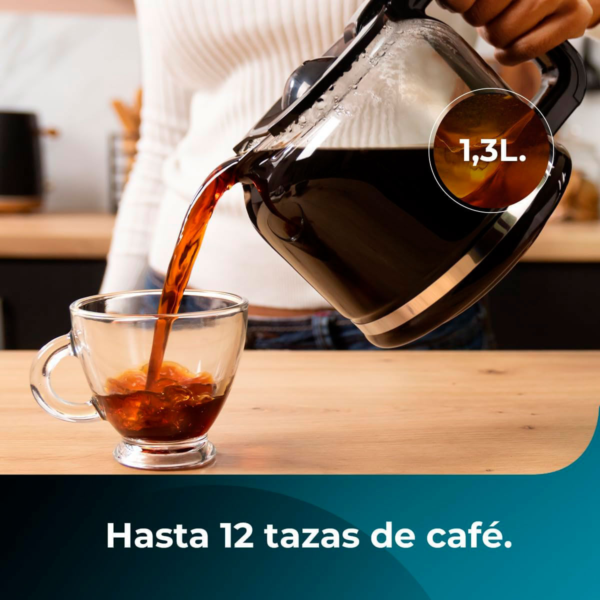 Cafetera de goteo Cecotec Coffee 56 800W 12 tazas inox 4