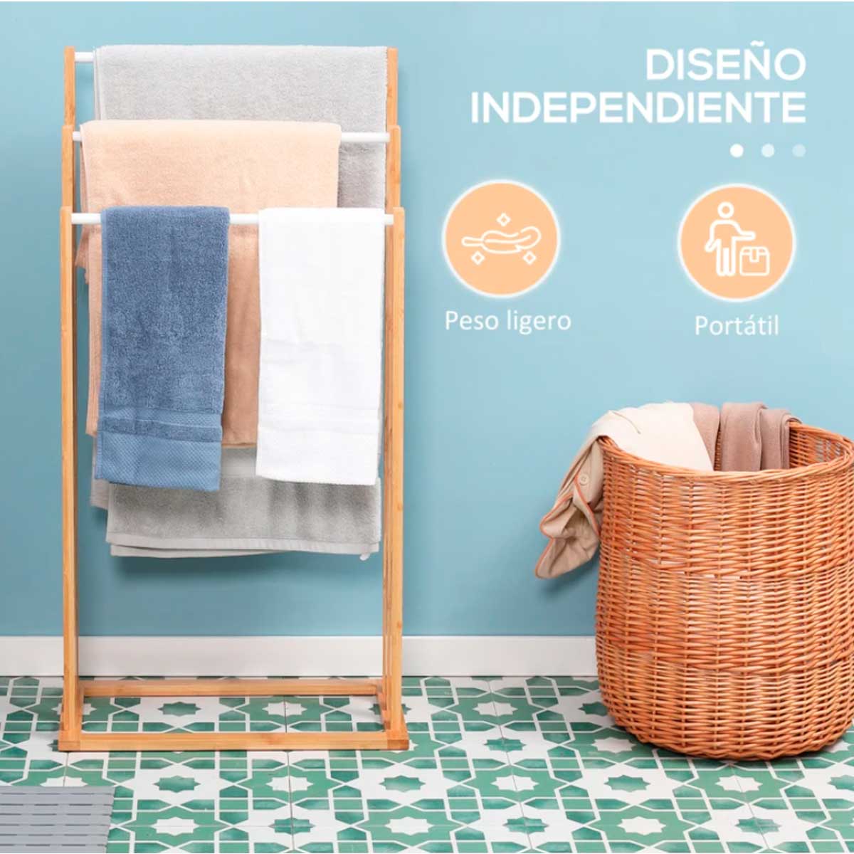 toallero-de-pie-homcom-3-barras-3-alturas-baño-independiente
