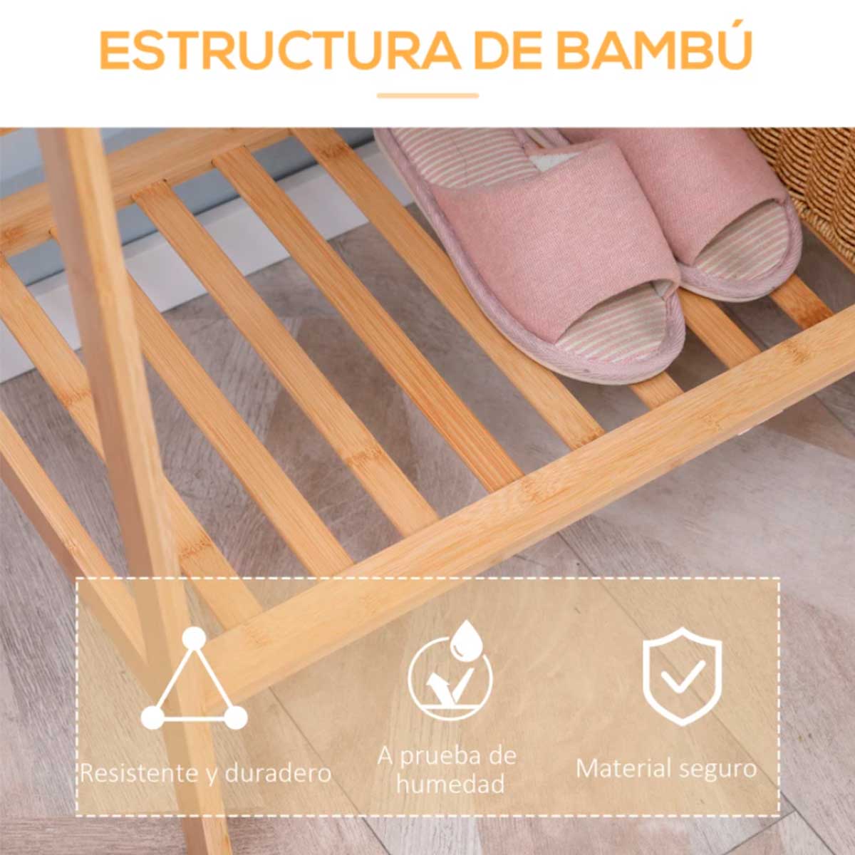 perchero-de-pie-homcom-2-estantes-bambu