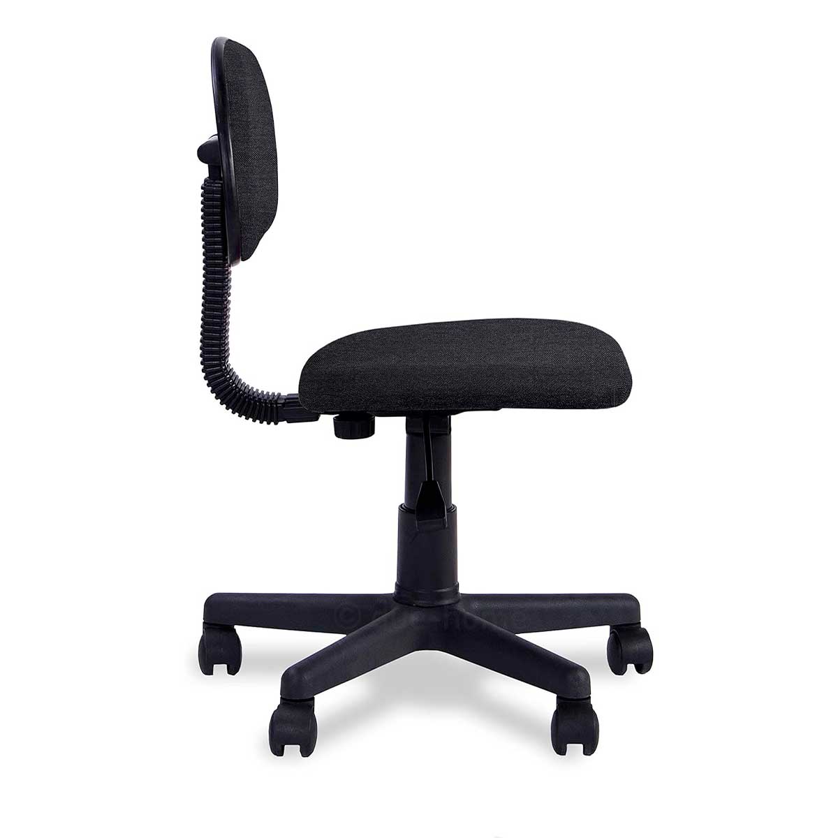 Silla de escritorio Lucky giratoria gris oscuro 80-92x40x50 cm 2