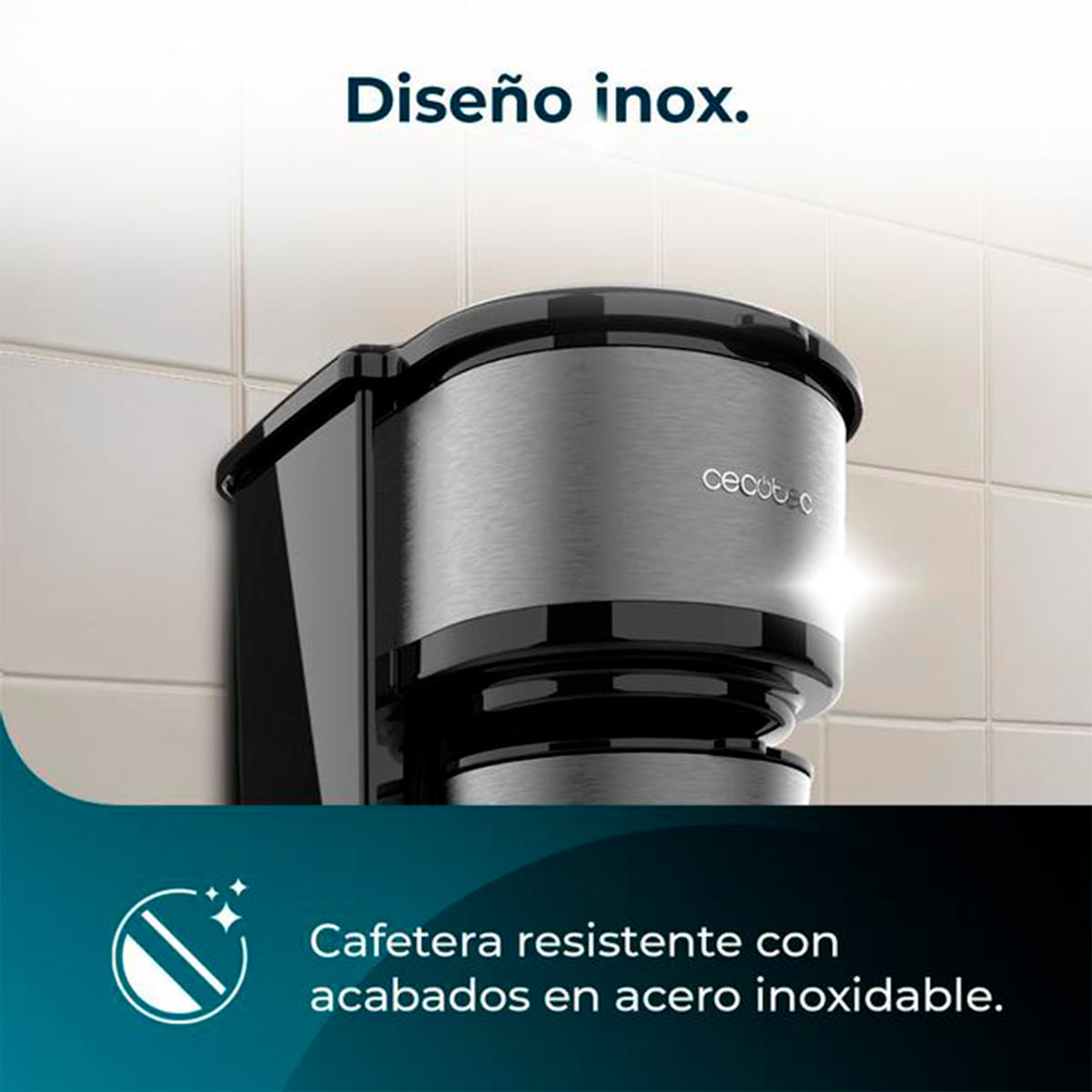 Cafetera de goteo Cecotec Coffee 66 Drop & Go 700W 420ml con termo inox 3