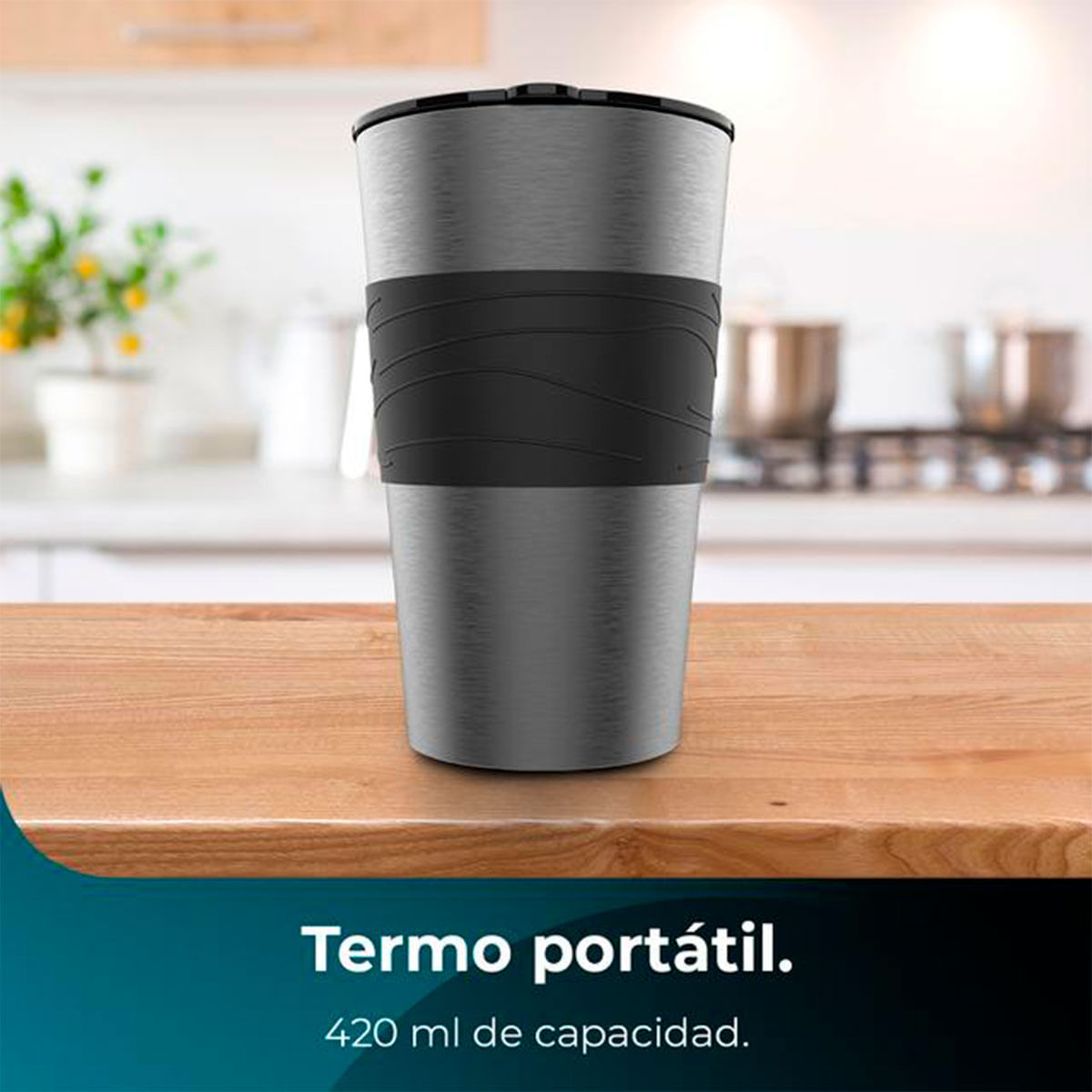 Cafetera de goteo Cecotec Coffee 66 Drop & Go 700W 420ml con termo inox 5