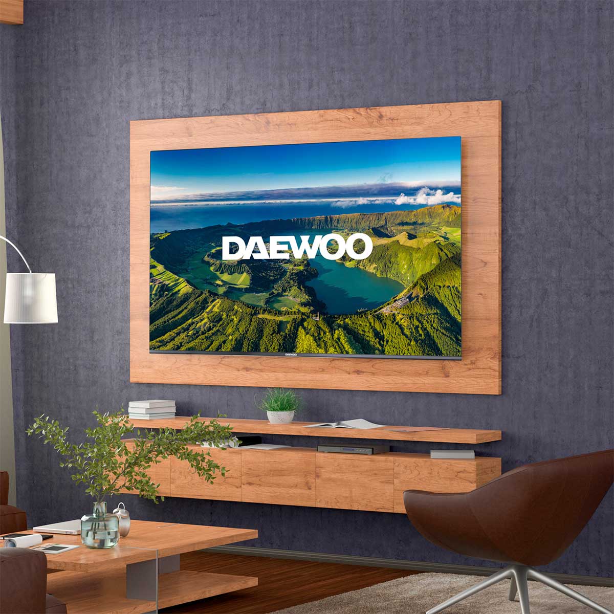 Televisor Smart TV Daewoo 43DM72UA 4K UHD 43’’ DLED Android 11 F negro 4