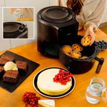 Freidora de aire Cecotec Cecofry Rain Pack 1550W 5,5L dispensador de aceite negro 8