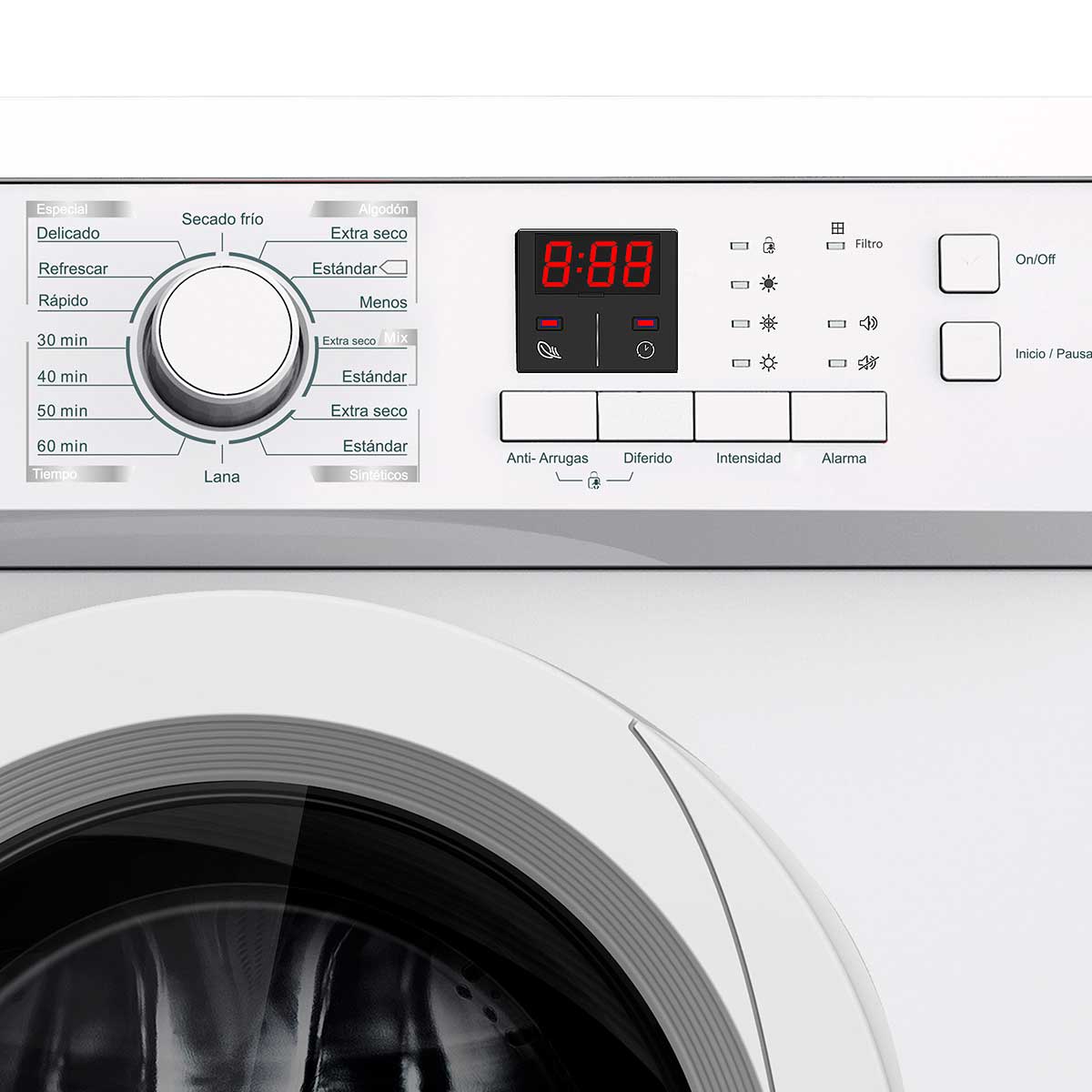 Secadora de evacuación Svan SSE700C 7kg 16 programas C blanco 84,5 cm 3