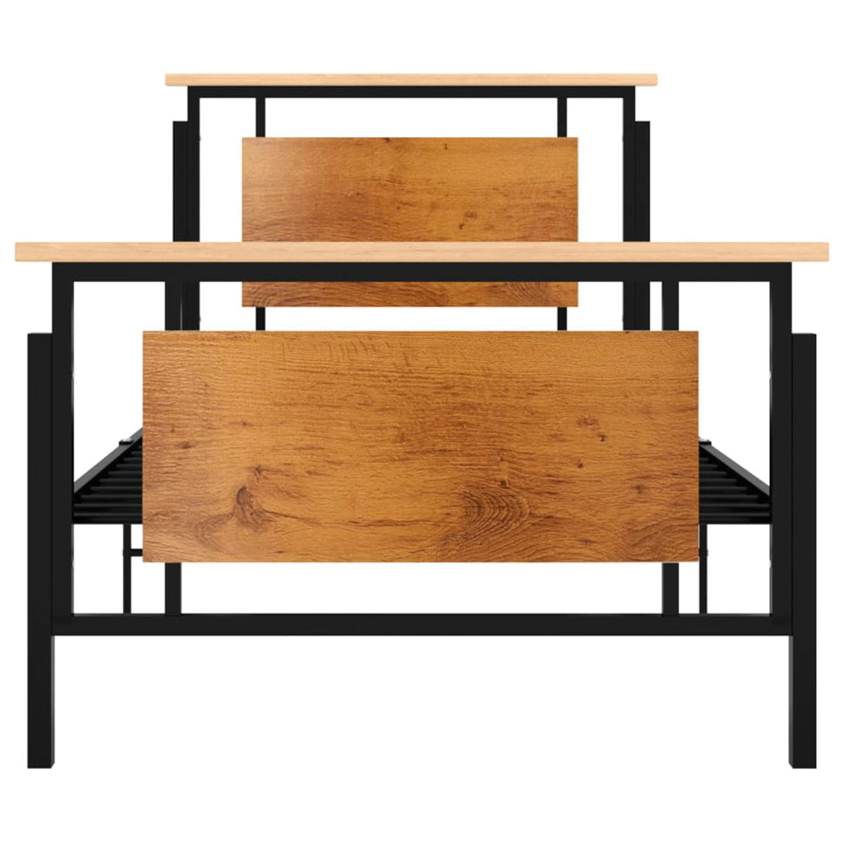 estructura-de-cama-metalica-prato-negro-frente
