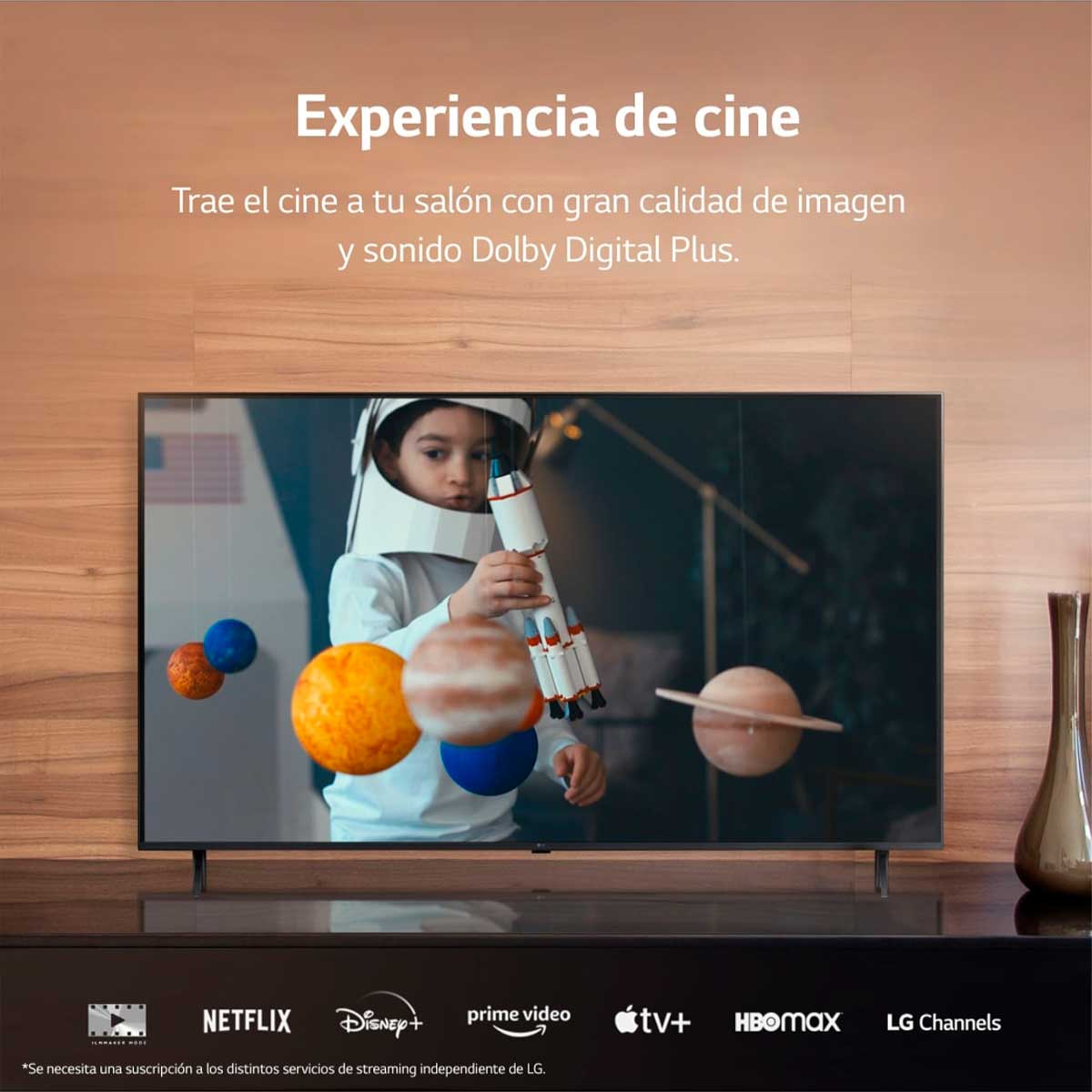 Televisor Smart TV LG 65UR78006LK 65'' 4K UHD LED procesador 4K α5 Gen6 con IA WiFi F negro 4