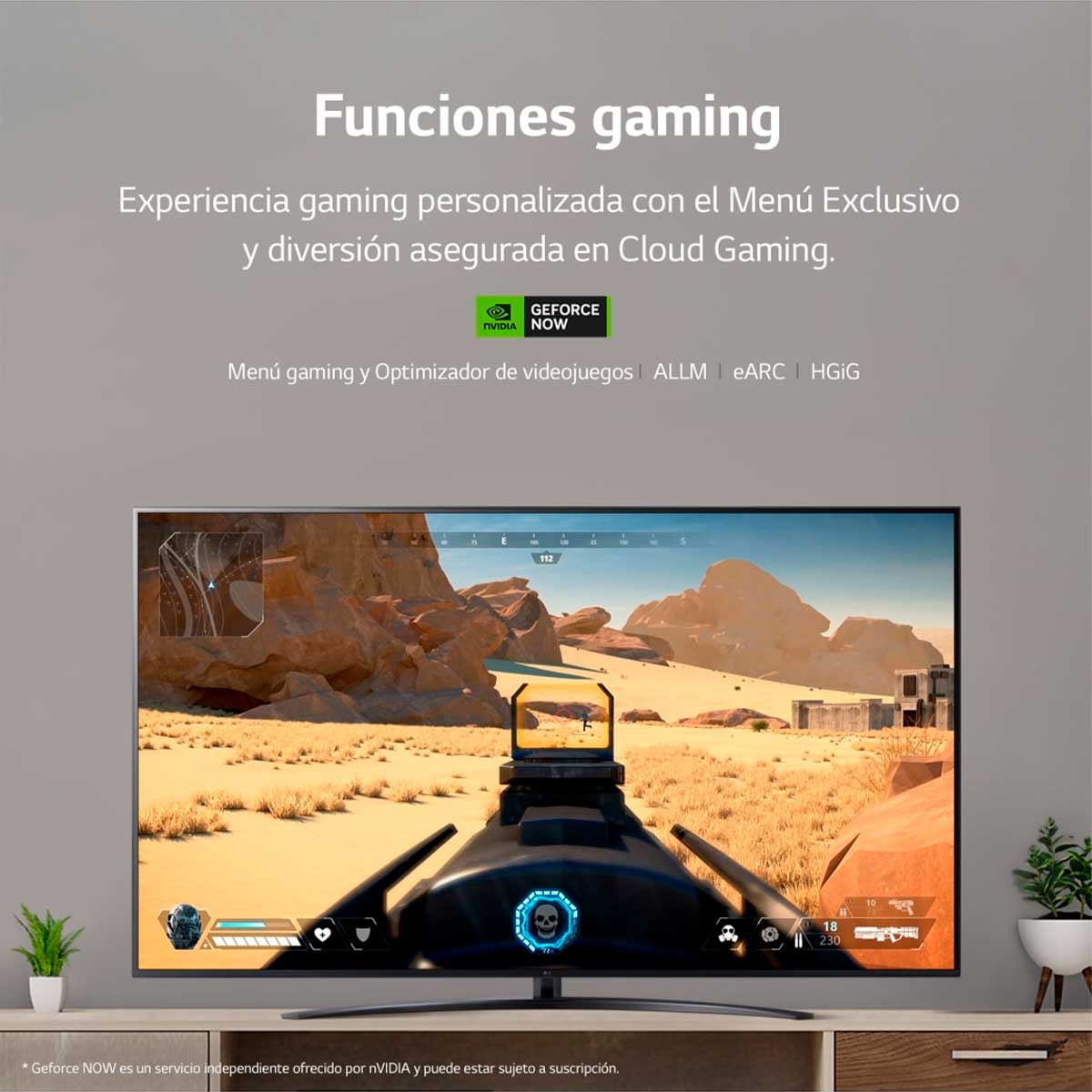 Televisor Smart TV LG 65UR78006LK 65'' 4K UHD LED procesador 4K α5 Gen6 con IA WiFi F negro 7