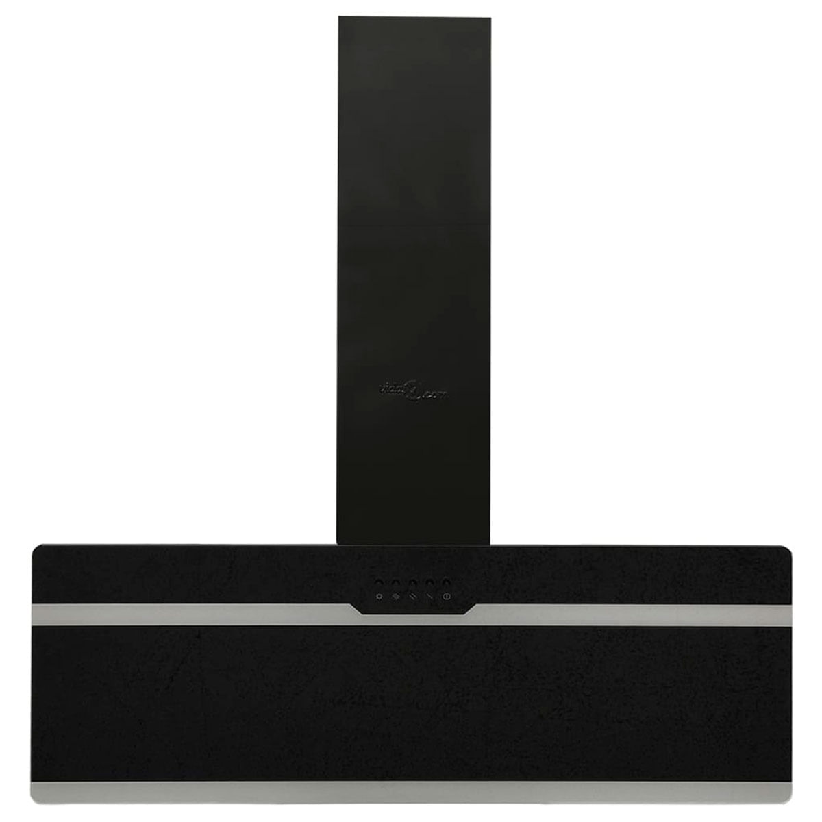 campana-extractora-de-pared-acero-negro-frente