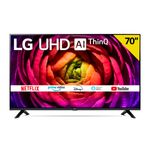 Televisor Smart TV LG 70UR80006LJ 70'' 4K UHD LED webOS 23 WiFi F negro