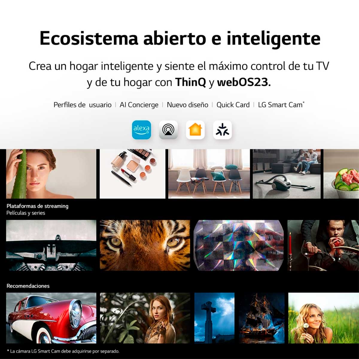 Televisor Smart TV LG 70UR80006LJ 70'' 4K UHD LED webOS 23 WiFi F negro 6