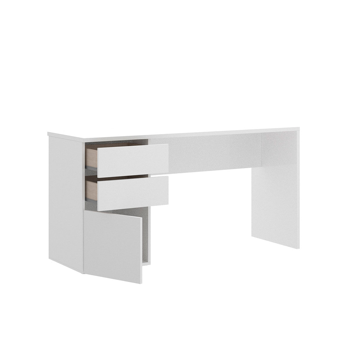 Mesa-de-estudio-Shiro-2-cajones---1-puerta-blanco-brillo-75x139x60-cm-3
