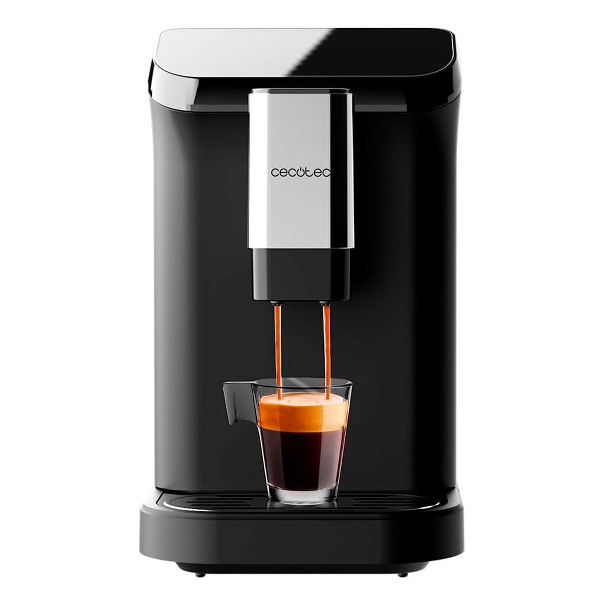 Cafetera superautomática Cecotec Cremmaet Macchia 19 bares molinillo de café control táctil negro
