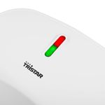 Sandwichera Tristar SA-3052 750W superficie antiadherente blanco 4