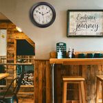 Reloj de pared Lincoln circular diseño vintage negro Ø30 cm 2