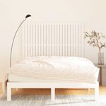 Cabecero Sinatra madera de pino blanco 110x146,5x6 cm