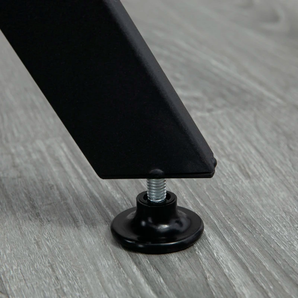 Mesa de comedor Northern diseño nórdico/industrial marrón Ø90x76 cm patas