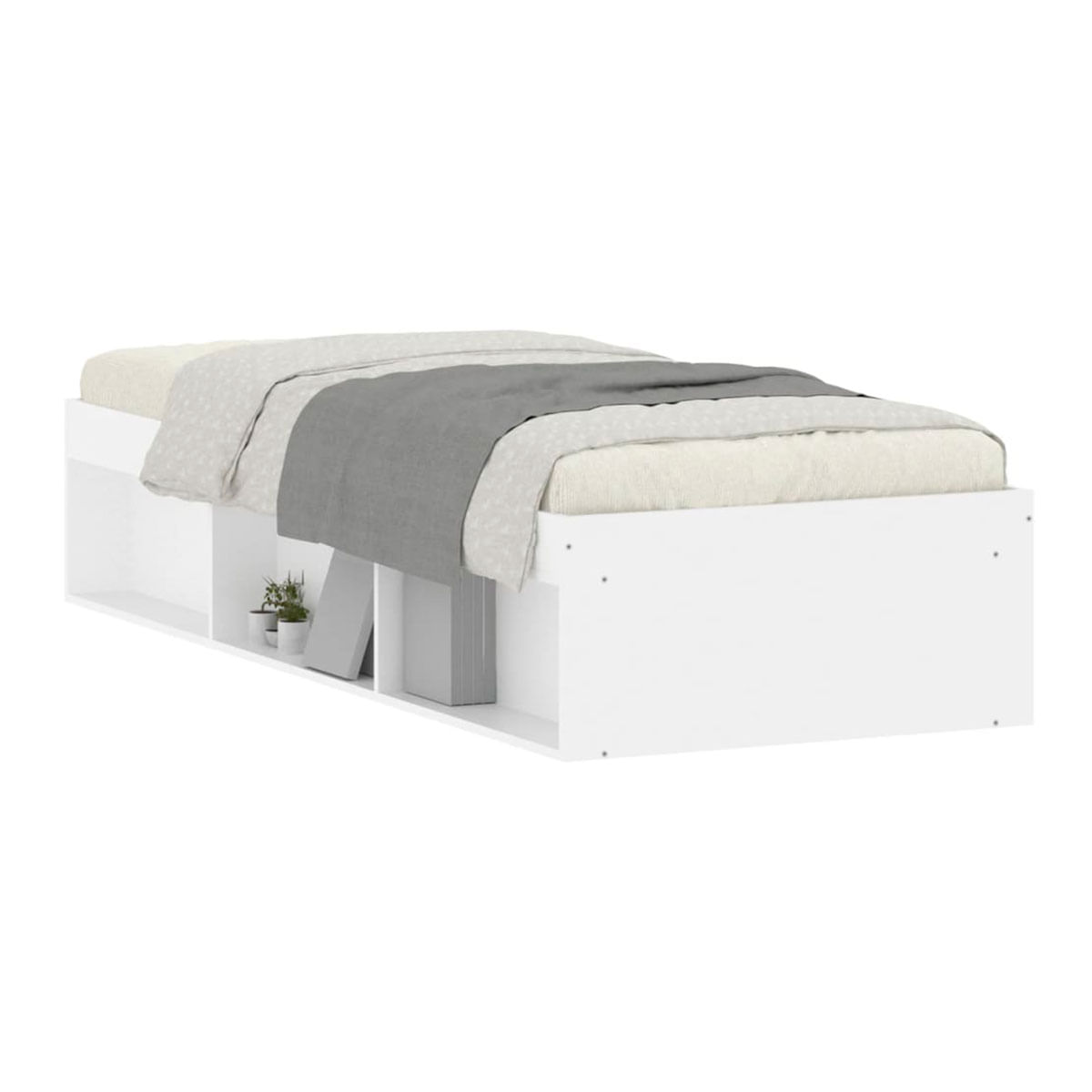 Cama Capadocia 6 módulos de almacenaje blanco 3
