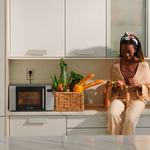 Microondas con grill SpeedyBake 6020DX Universal Blue 700W 20L inox 6