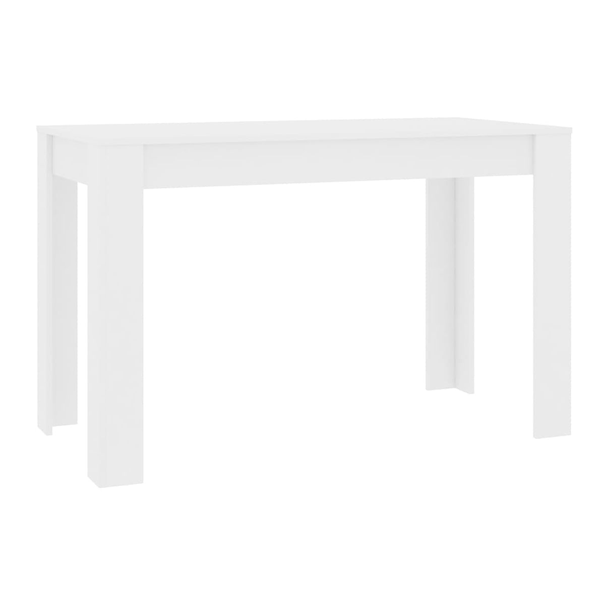 Mesa de comedor Elba rectangular blanco 76x120x60 cm 2