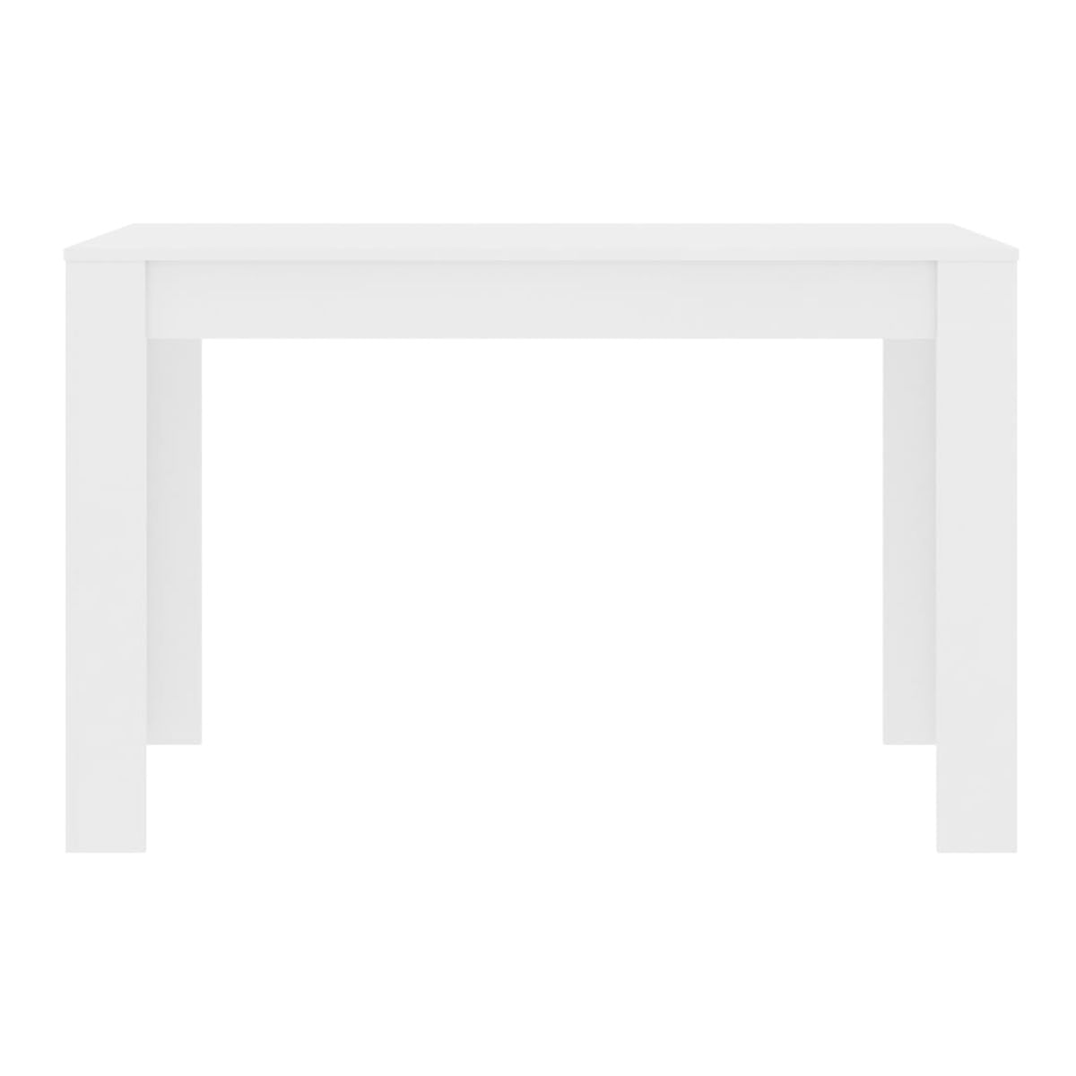 Mesa de comedor Elba rectangular blanco 76x120x60 cm 3