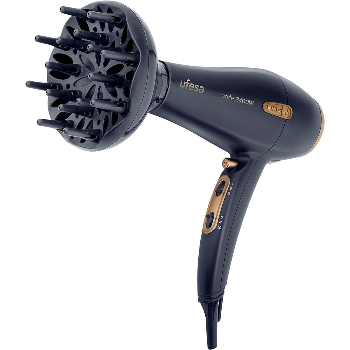 Secador de pelo Ufesa SC8460 Style 2400W tecnología iónica negro 3