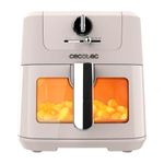 Freidora de aire Cecotec Cecofry Antique 5000 Window 1500W 5L diseño retro con ventana blanco