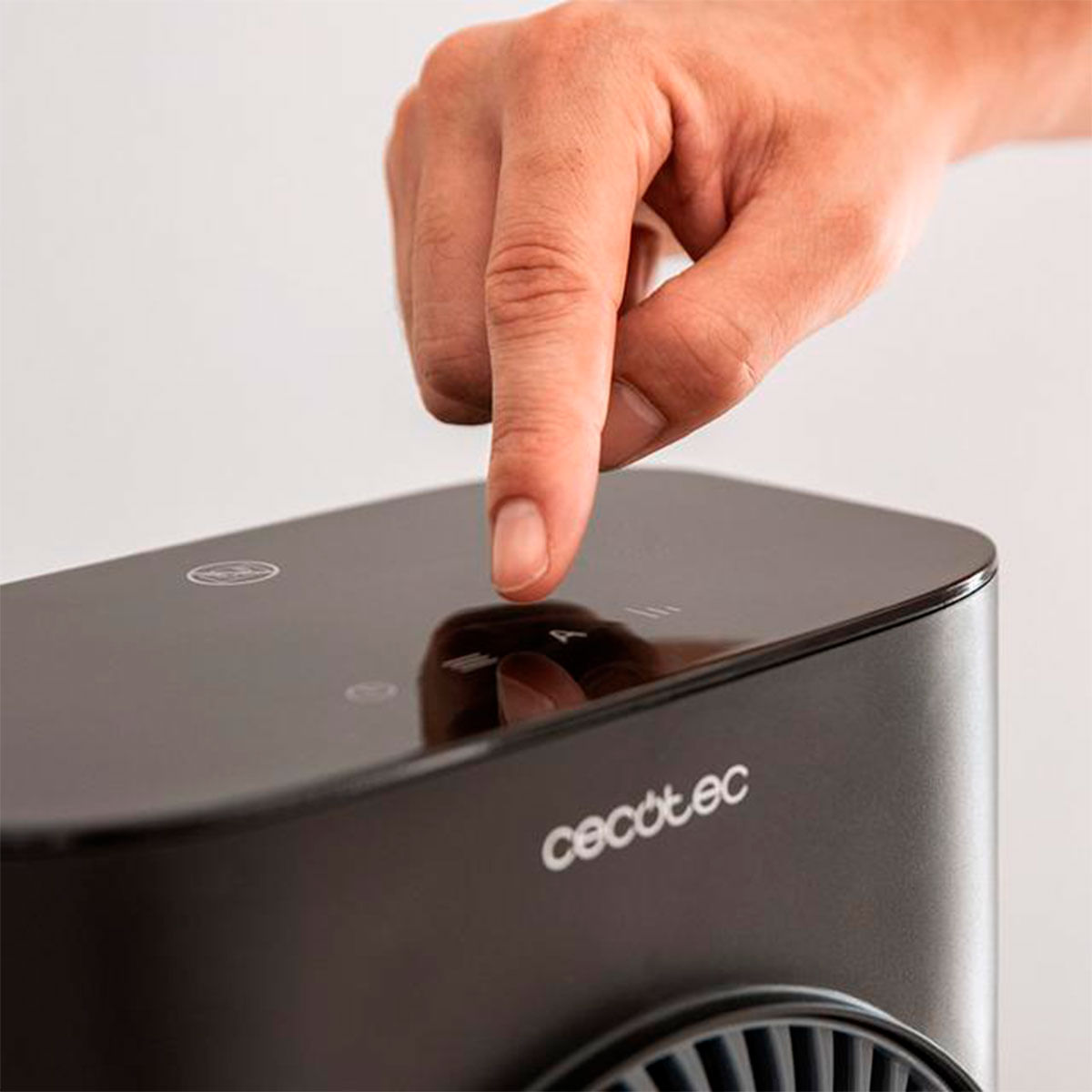 Calefactor ventilador Cecotec ReadyWarm 2070 Max Force Smart 2000W mando a distancia negro 3