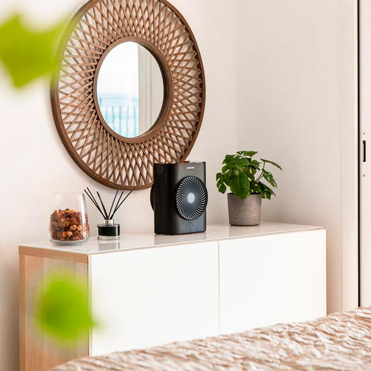 Calefactor ventilador Cecotec ReadyWarm 2070 Max Force Smart 2000W mando a distancia negro 8