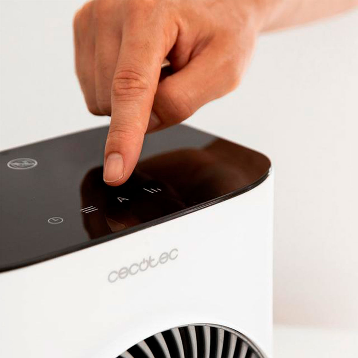 Calefactor ventilador Cecotec ReadyWarm 2070 Max Force Smart 2000W mando a distancia blanco 3