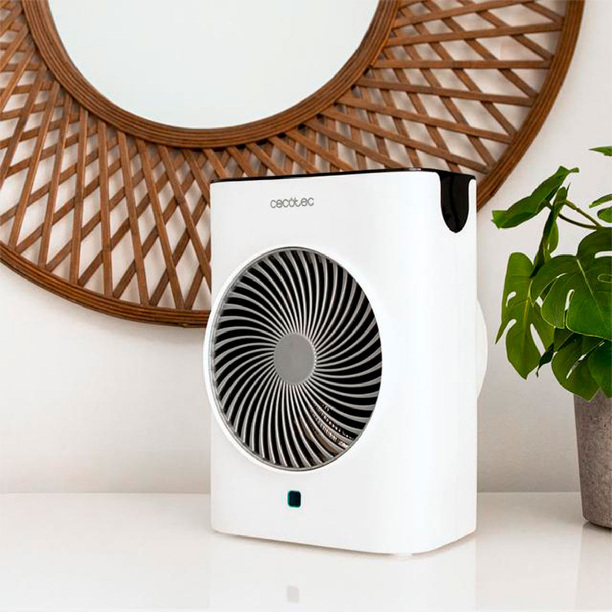 Calefactor ventilador Cecotec ReadyWarm 2070 Max Force Smart 2000W mando a distancia blanco 5