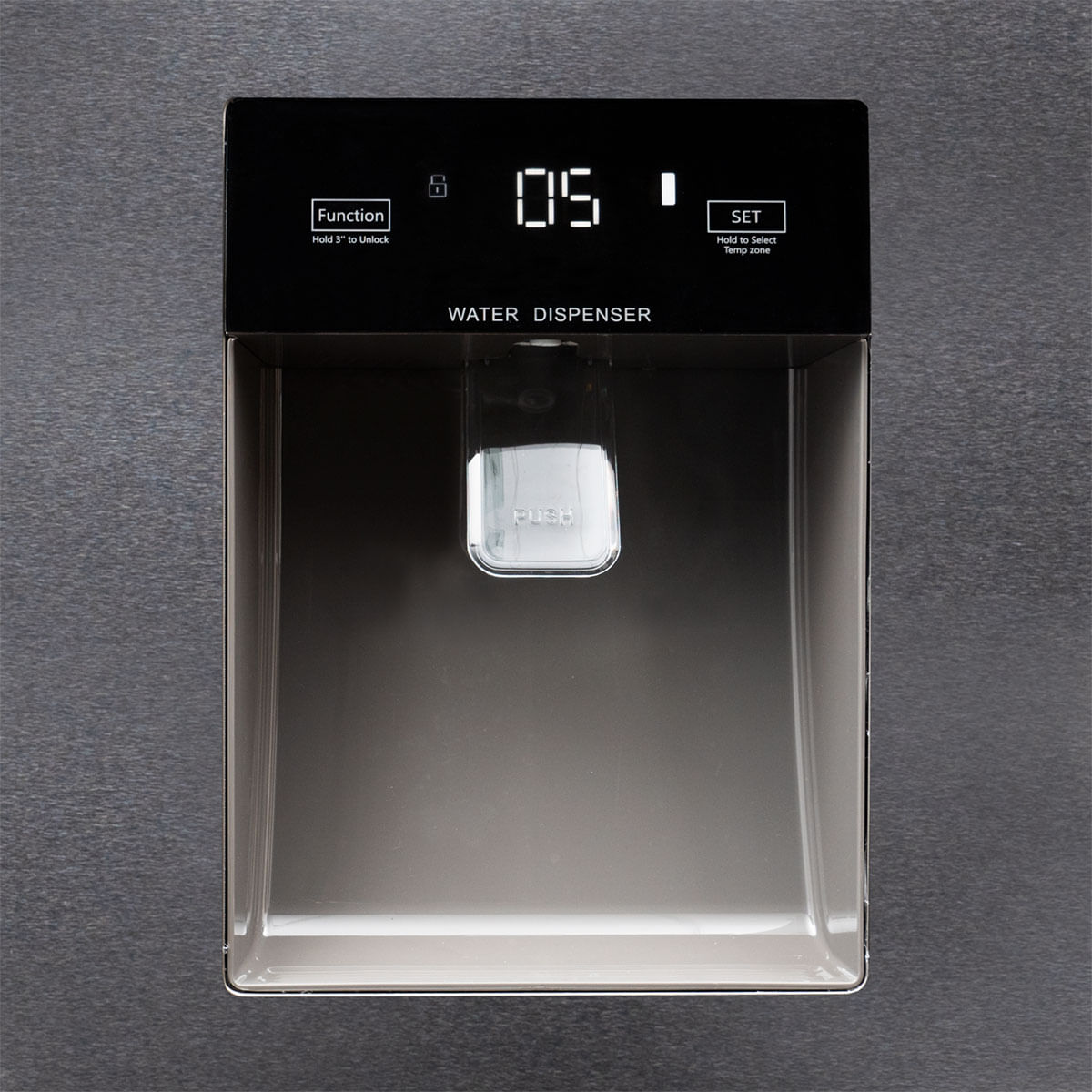 Frigorífico americano Infiniton SBS-503A77XED Total No Frost 503L dispensador de agua E inox 176,8 cm 4