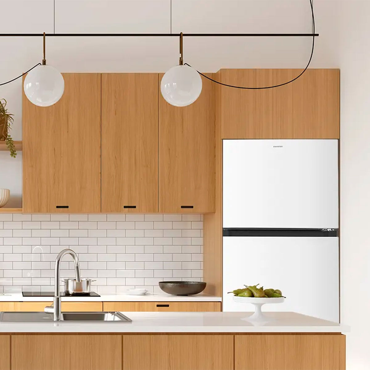 Frigorífico de 2 puertas Infiniton FG-300D75WEJ Defrost 300L E blanco 174,5 cm 3