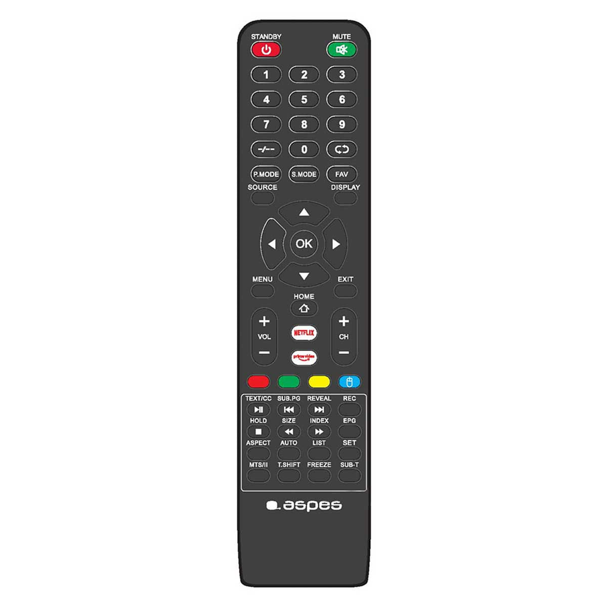Televisor Smart TV Aspes ATV5000SM 55'' 4K UHD LED Android 11 F negro 6