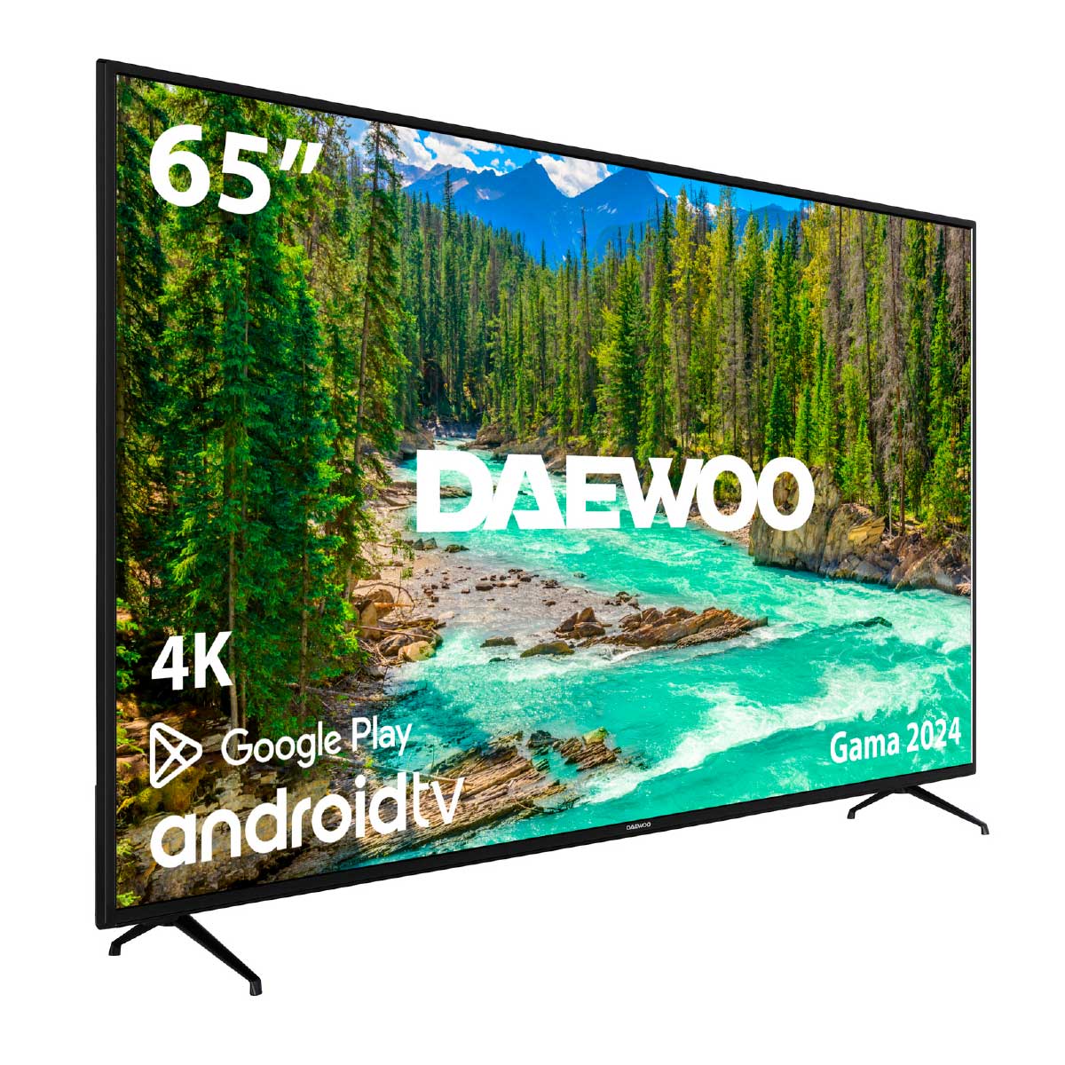 Televisor Smart TV Daewoo D65DM54UAMS 65” 4K UHD DLED Android 11 E negro 2