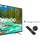 Televisor Smart TV Daewoo D65DM54UAMS 65” 4K UHD DLED Android 11 E negro Google-Assistant