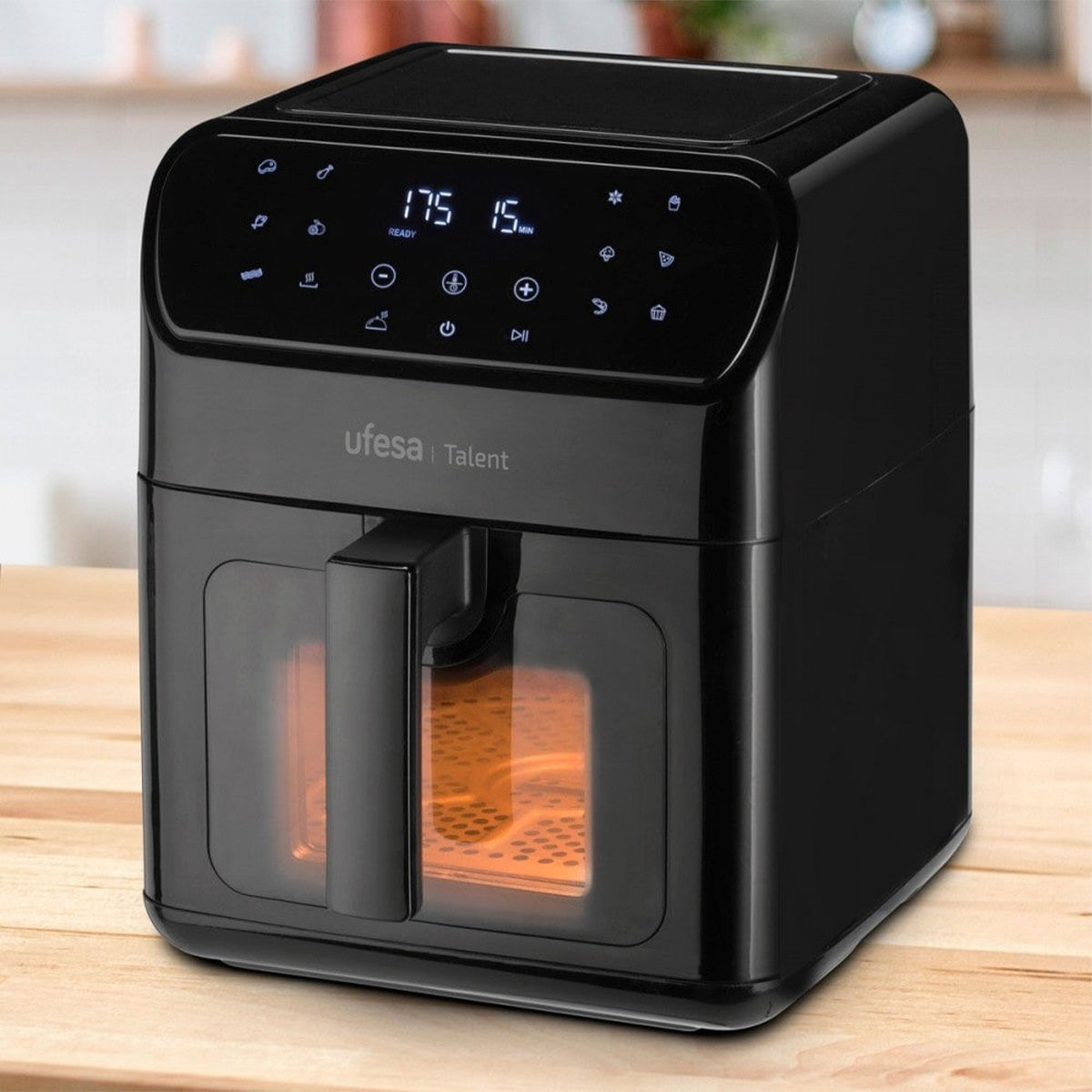 Freidora de aire Talent Ufesa 1500W 6,5L 13 modos negro 4