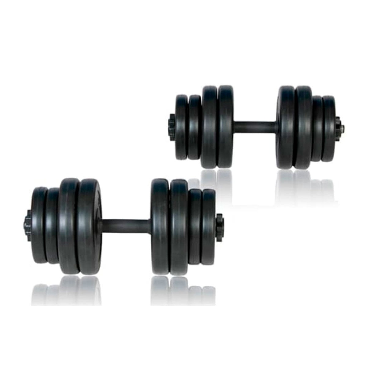 Set de mancuernas Power Plus 30kg negro 3