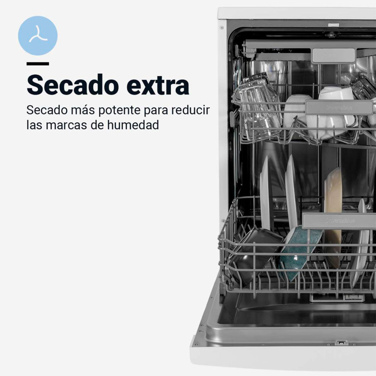 Lavavajillas Java 6060 Universal Blue 14 servicios 3 bandejas E blanco 59,8 cm 5