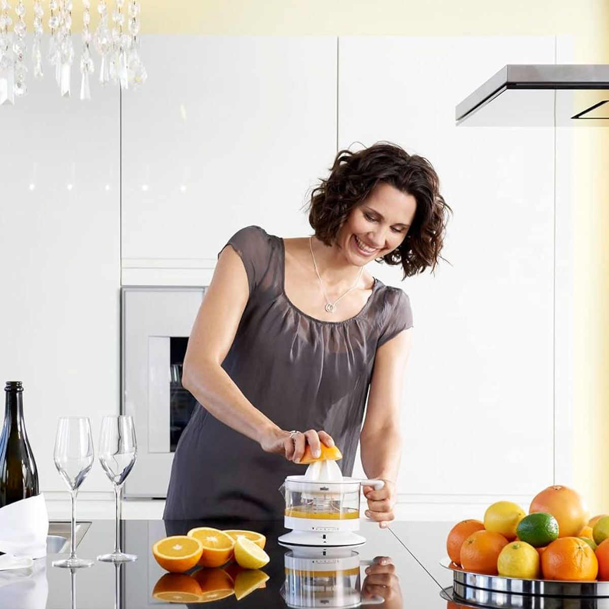 Exprimidor eléctrico Braun Tribute Collection CJ3000 WH 20W 350ml blanco 2