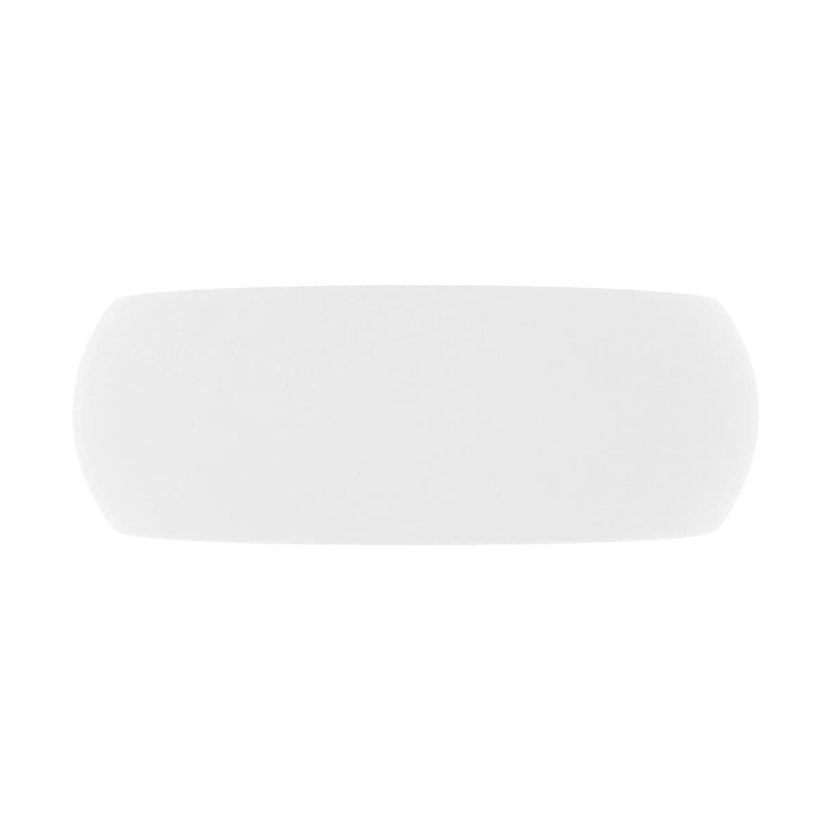 Lavabo Tíbet cerámica diseño circular blanco mate Ø40x15 cm 4