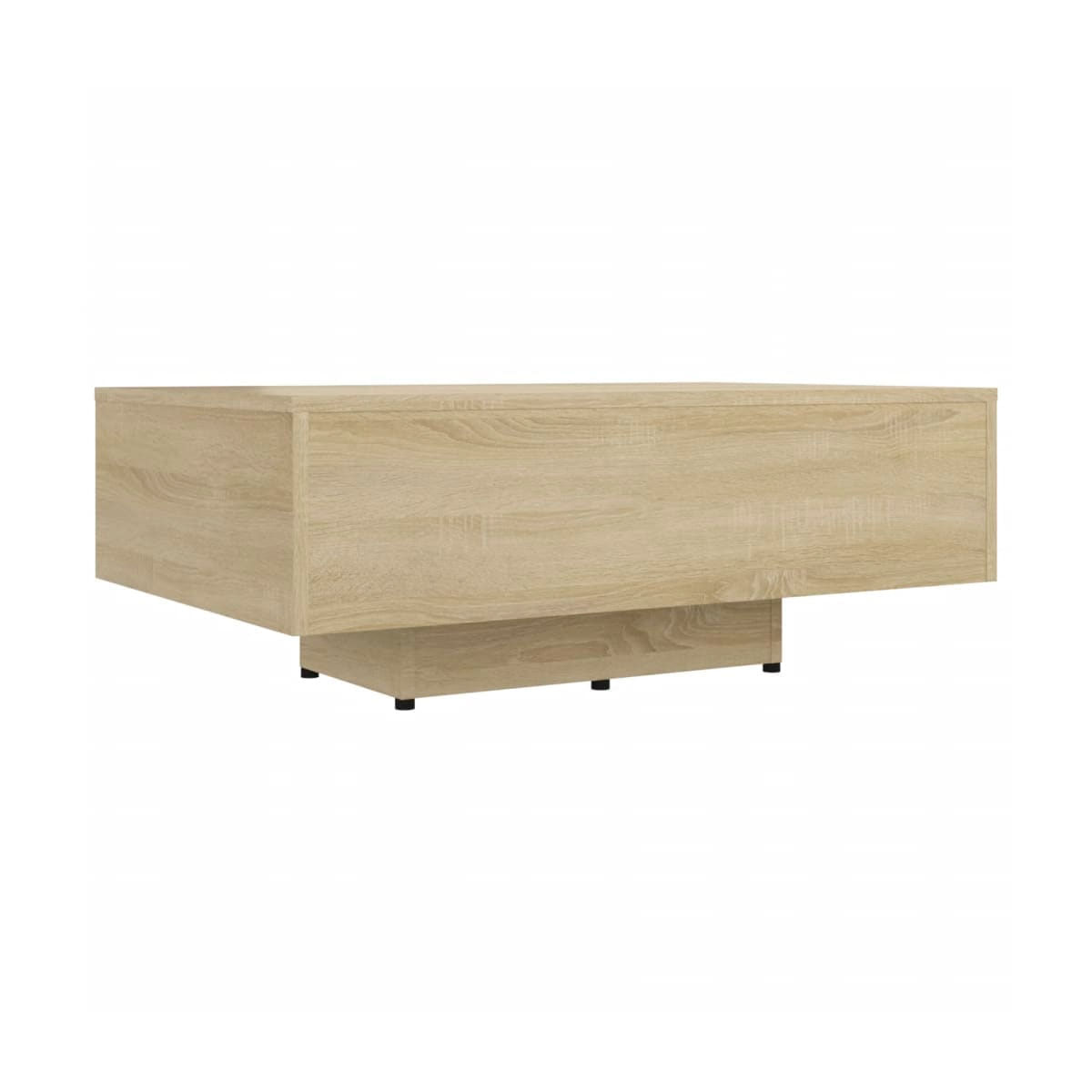 Mesa de centro Solbes rectangular diseño flotante natural 31x85x55 cm 2