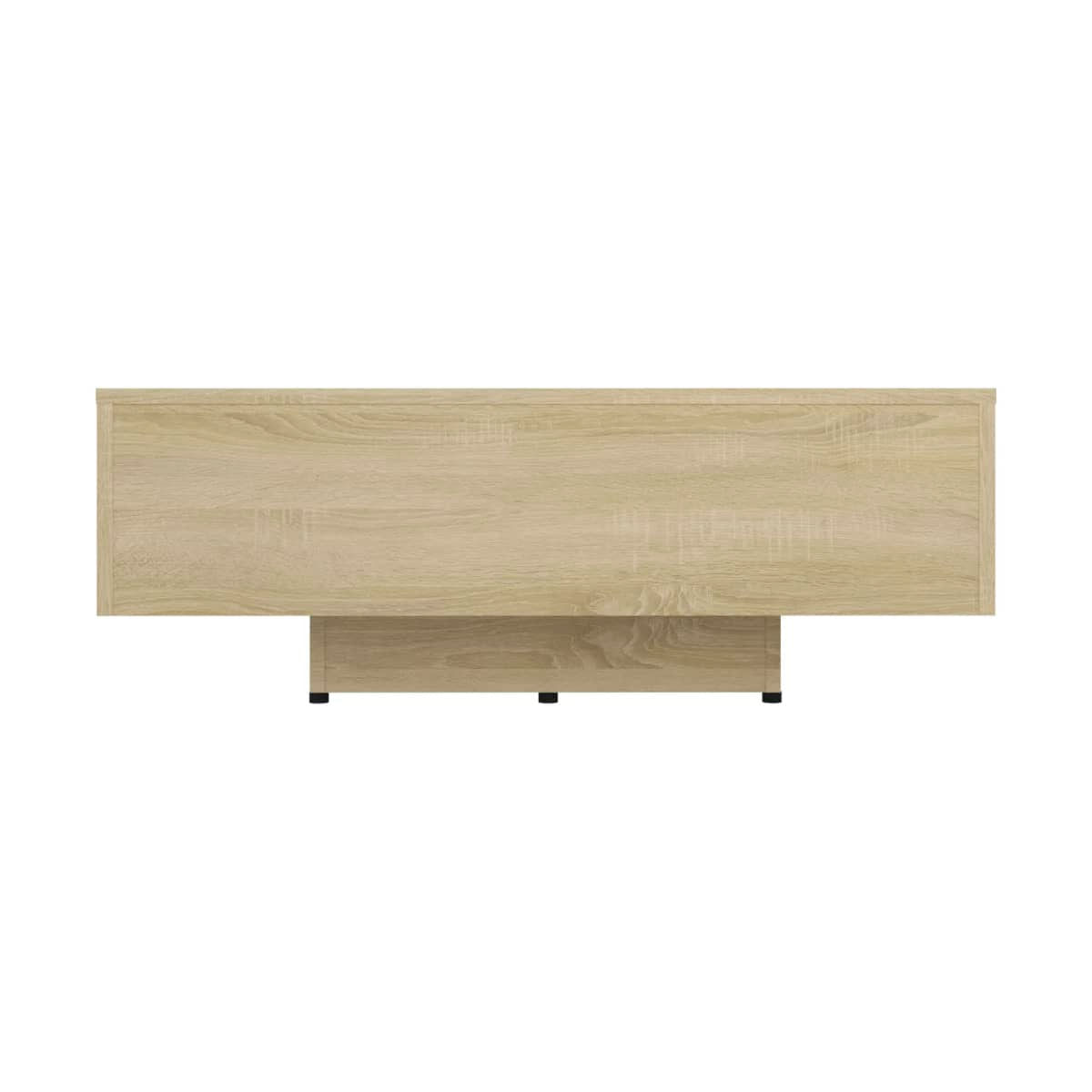 Mesa de centro Solbes rectangular diseño flotante natural 31x85x55 cm 3