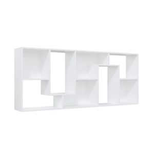 Estantería Kenta forma irregular uso vertical u horizontal 161x67x24 cm