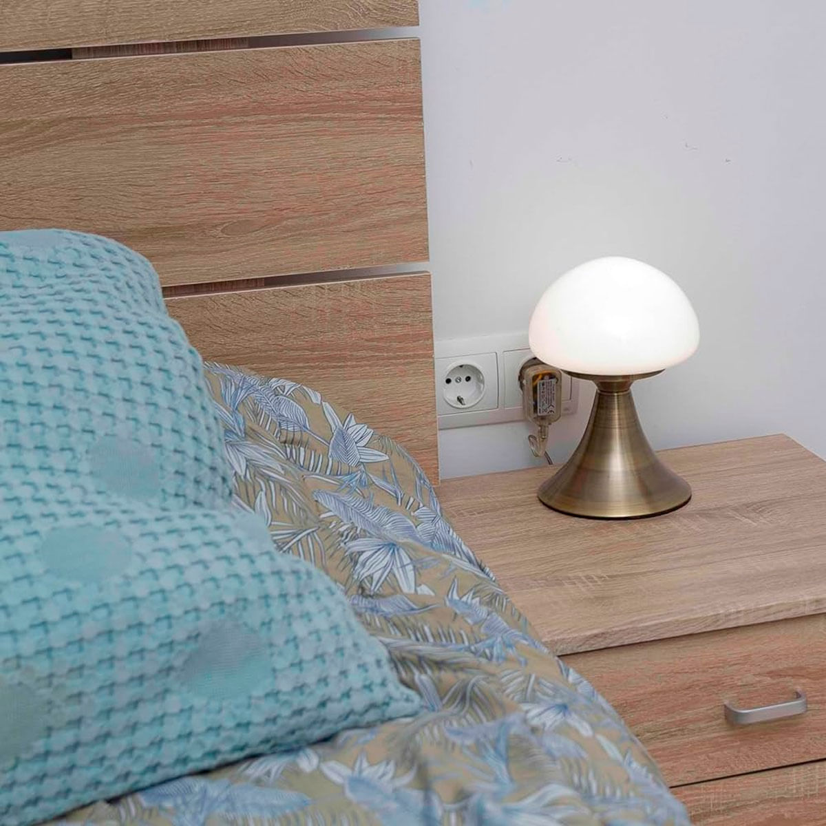 Cabecero Aitana diseño nórdico taupe 160 cm 2
