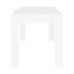 Mesa de comedor fija Cora blanco 76x140x74,5 cm 4