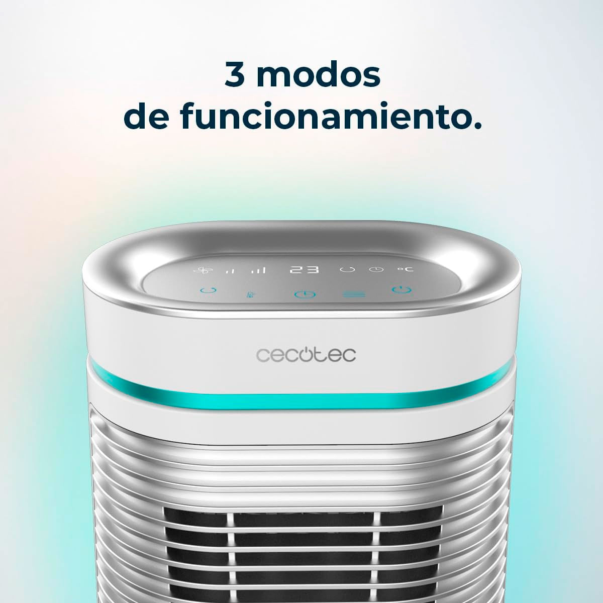 Calefactor cerámico Cecotec ReadyWarm 1550 Max Ceramic Rotate Smart 1500W oscilante blanco 5