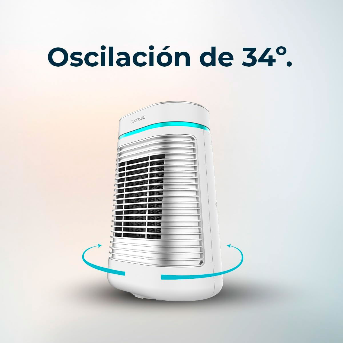 Calefactor cerámico Cecotec ReadyWarm 1550 Max Ceramic Rotate Smart 1500W oscilante blanco 6