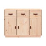 Aparador Bonnie 3 cajones + 3 puertas natural 75x100x40 cm 4