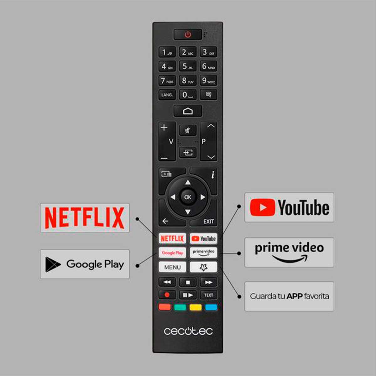 Televisor Smart TV Cecotec TV A2 series ALU20070 70’’ 4K UHD LED Android 11 F negro 6